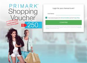 Email Submit - Primark Shopping Voucher CPA offer