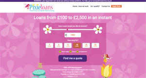 Pixie Loans - Short Term Loan (Payday) CPA offer