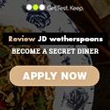 OfferX - Secret Diner at JD Wetherspoons (Display Only) [UK] CPA offer